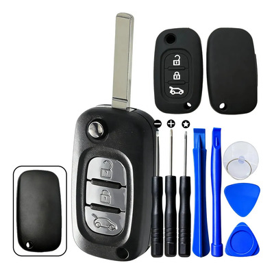Tangdybwdz Carcasa Y Funda Llave Para Renault Fluence Clio Megane Kangoo Modus | Meses sin interés