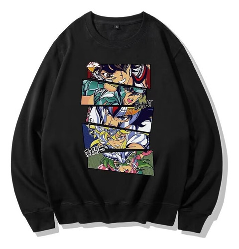 Sudadera De Algodón Puro Estilo Casual Saint Seiya Graffiti