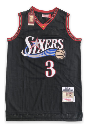 Camiseta Philadelphia 76ers - Allen Iverson #3 Retrô