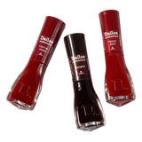 Dailus Kit Esmaltes Vinhos Cor Vermelho