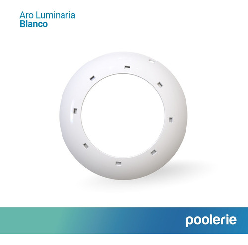 Aro Luminaria Blanco Poolerie