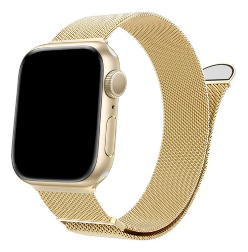 Correa De Acero Inoxidable Magnética Para Apple Watch