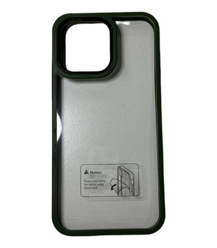 Funda Transparente Con Bordes De Color iPhone 13 Pro Max