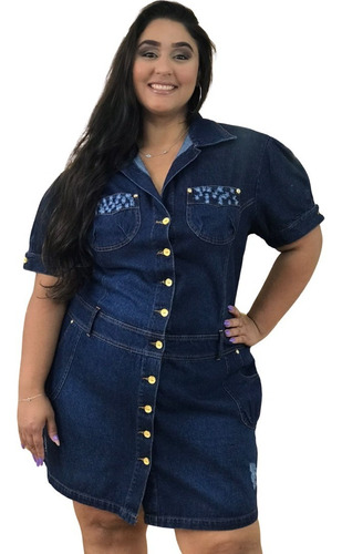 Vestido Manga De Boneca Plus Size