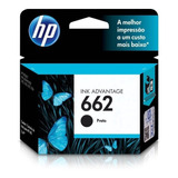 Cartucho Hp 662 Preto 2ml - Cz103ab  Impressoras 2515, 2516