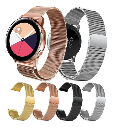 Correa Milanese Compatible Con Samsung Galaxy Watch Active