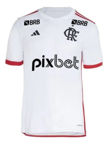 Manto Flamengo Jogo 2 adidas 2024 + Kit Patrocinio