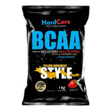 Bcaa 8:1:1 Aminoacidos Hardcore En Polvo Premium 1 Kg Fruti Sabor Frutilla