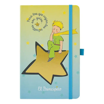 Libreta De Notas El Principito Rayas Danpex Estrella. Cantos decorados | Meses sin interés