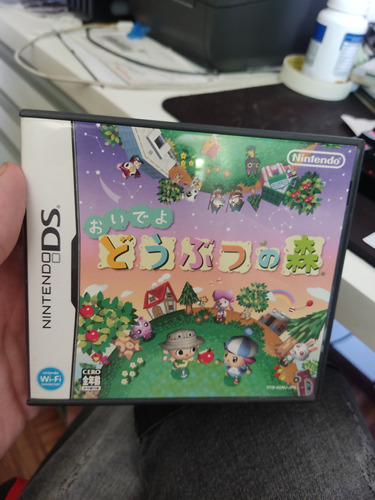 Animal Crossing Wild World - Nintendo Ds Japones Sem Jogo 