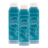 Kit 3 Un. Spray Mousse Depilatório Corporal Aero Depil 150ml