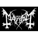 Sticker Para Coche , Carro, Moto Mayhem Black Metal Blanco