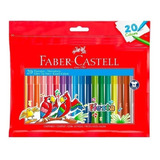 Plumones Faber Castell Fiesta X 20 Uds