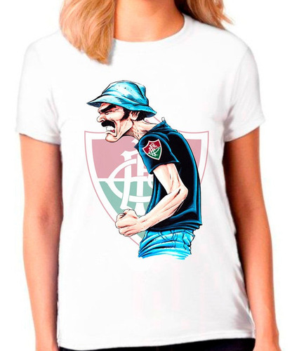 Camiseta Sr Madruga Fluminense Camisa Regata Blusa Fem