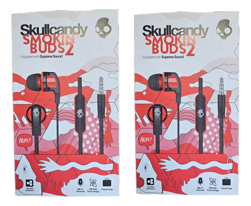 Audífonos Alambricos Compatibles Con Skullcandy 2pz