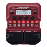 Pedal Multiefectos Zoom B1 Four Para Bajo En Cuo