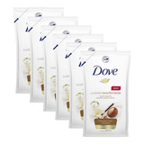 Kit 6 Refil Sabonete Líquido Dove Karité E Baunilha 200ml