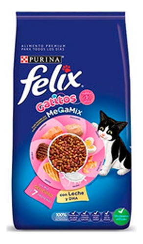 Alimento Animales  Adpolveg 1,5 Kg Felix Alimentos P/mascot