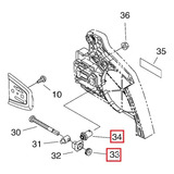 Juego Engranajes Tensor Cadena Motosierras Echo Original