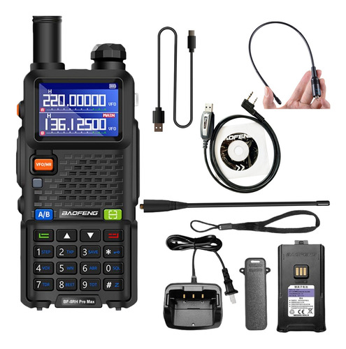 Radio Comunicador 14.5w Upgrade Of Uv5r Uhfvhf Largo Alcance