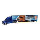 Kenworth T700 Azul/ Escala 1:68/ Kinsmart/ 32cms Largo.