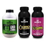 Combo Grandes Amazonia + Oro Negro + Flora Booster Namaste