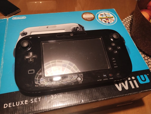 Nintendo Wii U Con Caja + Disco Externo De 320gb + Juegos