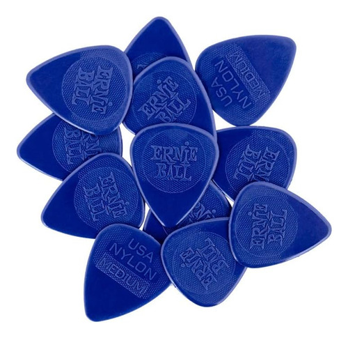 Púas De Guitarra Ernie Ball De Nailon, Medianas, Paquete De