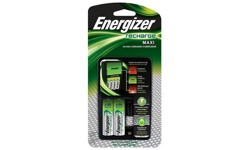 Cargador De Pilas Recargables Aa Aaa Energizer Incluye 2 