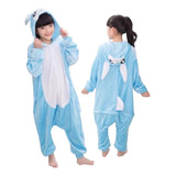 Pijama Disfraz Polar Coneja / Conejo Niños Niñas 4 - 12 Años