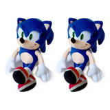 Peluches Sonic Azul Hedgehong Dash Teddy Erizo Azul Paquete