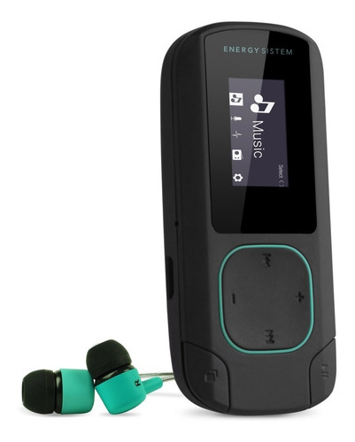 Mp3 Clip 8 Gb Energy Sistem Bluetooth Radio Fm Verde