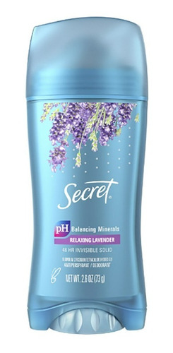 Desodorante Secret Lavender 48hr Invisible Solid 73g Eua