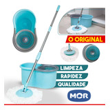 Mop 8 Litros Mor Esfregão Limpa Fácil Refil Cesto Giratório