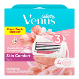 Refil Lâminas Skin Comfort Spa 4 Unidades Gillette Venus
