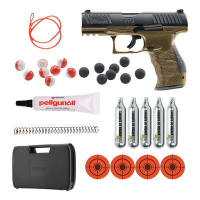 Umarex Pistola Traumatica Walther Ppq M2 Co2 .43 Xchws P | Meses sin interés