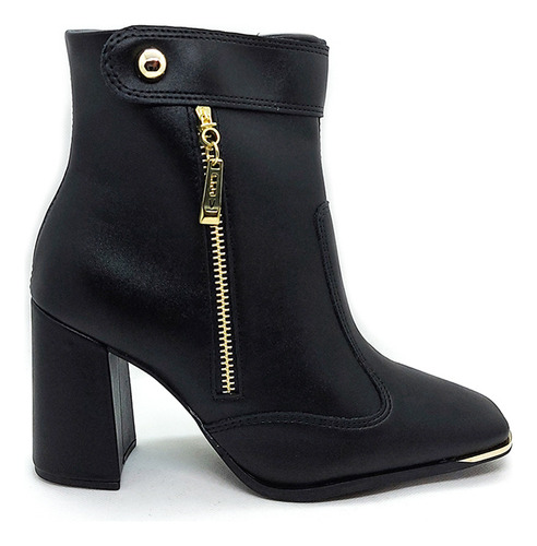 Botas Botinetas Vizzano 3085-201 Taco Cuadrado Mujer Cierre