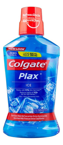 Enxaguante Bucal Colgate Plax Ice 500 Ml