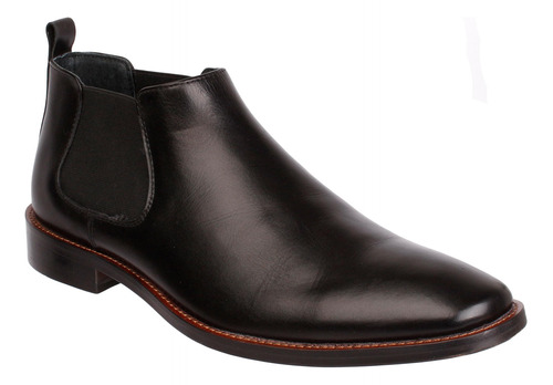 Botin Cuero Hombre Twist Negro