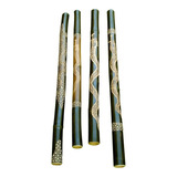 Didgeridoo - Yidaki - Nektar Bambú - Tallado - Texturado