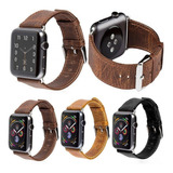 Correa De Piel Para Apple Watch Series 1 2 3 4 38/40/42/44mm