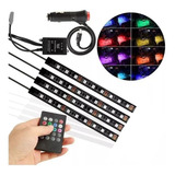 Kit Tira Luces Led Tunning Auto Ambilight Rgb Neon + Control