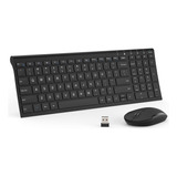 Iclever Gk03 Combo Teclado Y Mouse Inalámbricos: Mouse Con Y