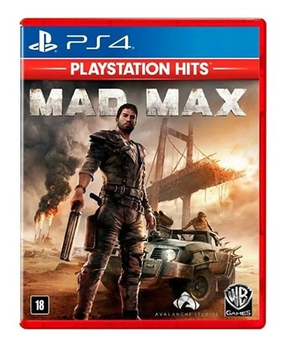 Jogo Ps4 Mad Max Mídia Física Novo Lacrado Hits