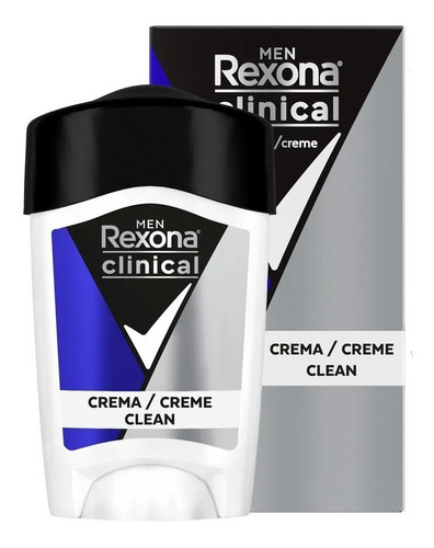 Rexona Clinical Men Soft Clean Crema 48g Azul