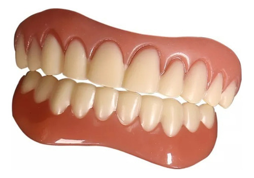 Pacote Profissional Brilhante De Dentes Postiços De Silicone