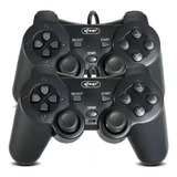 Kit 2 Controle Compatível Playstation 2 Com Fio Dualshock