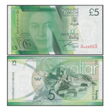 Grr-billete De Gibraltar 5 Pounds 2020 - Reina Elizabeth I I