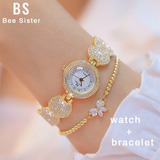 Bs Relojes Mujer Lujo Diamante Famoso Pulsera Elegante