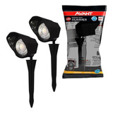 Kit 2 Espeto Led Hummer 5w Branco Quente 3000k Avant Cor Da Carcaça Preto Cor Da Luz Branco-quente 110v/220v